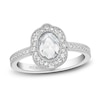 Thumbnail Image 1 of ArtCarved Rose-Cut Diamond Bridal Set 3/4 ct tw 14K White Gold