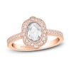 Thumbnail Image 1 of ArtCarved Rose-Cut Diamond Bridal Set 3/4 ct tw 14K Rose Gold