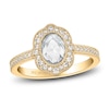 Thumbnail Image 1 of ArtCarved Rose-Cut Diamond Bridal Set 3/4 ct tw 14K Yellow Gold