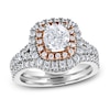 Thumbnail Image 1 of Diamond Bridal Set 1-1/2 ct tw Round 14K Two-Tone Gold