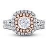 Thumbnail Image 3 of Diamond Bridal Set 1-1/2 ct tw Round 14K Two-Tone Gold