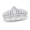 Thumbnail Image 1 of Diamond Bridal Set 1 ct tw Round/Marquise 14K White Gold
