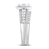 Thumbnail Image 2 of Diamond Bridal Set 1 ct tw Round/Marquise 14K White Gold