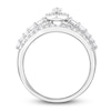 Thumbnail Image 2 of Diamond Bridal Set 1 ct tw Round/Marquise 14K White Gold