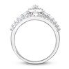 Thumbnail Image 2 of Diamond Bridal Set 1 ct tw Round/Marquise 14K White Gold