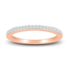Thumbnail Image 4 of Black Diamond Bridal Set 1 ct tw Round 10K Rose Gold
