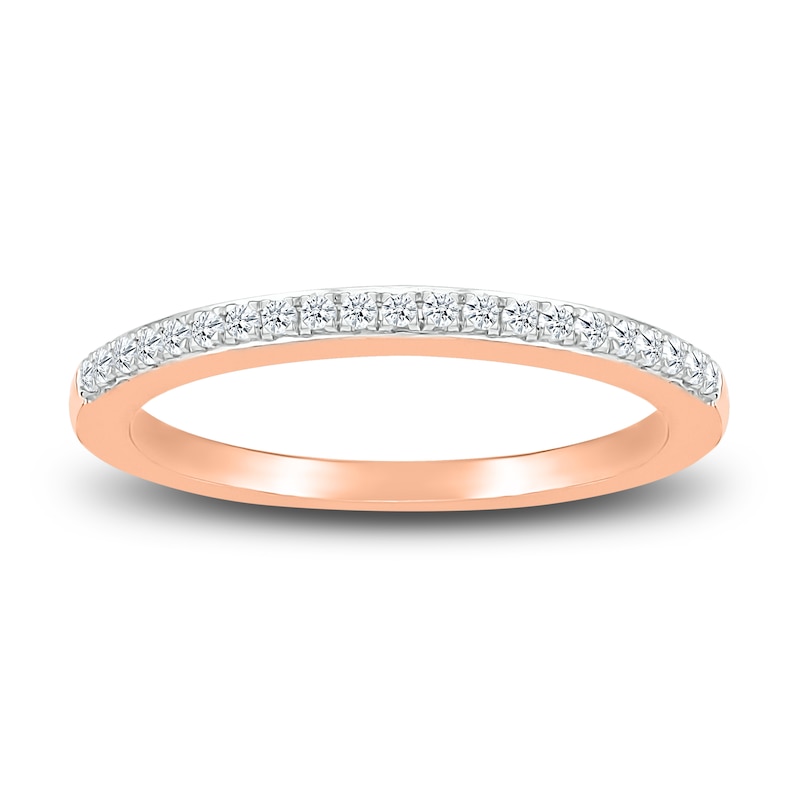 Main Image 4 of Black Diamond Bridal Set 1 ct tw Round 10K Rose Gold