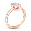 Thumbnail Image 2 of Diamond Solitaire Engagement Ring 2 ct tw Bezel-Set Oval 14K Rose Gold (I2/I)
