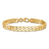 Thumbnail Image 1 of Men's Solid Curb Link Bracelet 14K Yellow Gold 7.4mm 8"