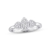 Thumbnail Image 1 of Diamond Ring 1/5 ct tw Round 14K White Gold