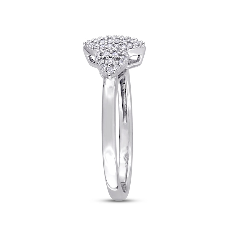 Main Image 2 of Diamond Ring 1/5 ct tw Round 14K White Gold