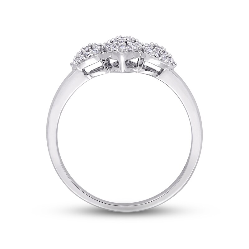 Main Image 3 of Diamond Ring 1/5 ct tw Round 14K White Gold