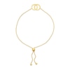 Thumbnail Image 2 of Interlocking Circle Bolo Bracelet 14K Yellow Gold