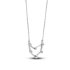 Thumbnail Image 2 of Diamond Capricorn Constellation Necklace 1/6 ct tw Round 14K White Gold