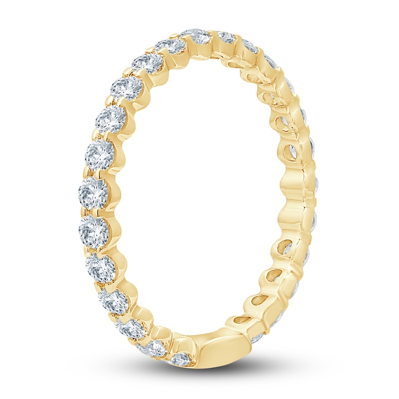 Main Image 2 of Diamond Eternity Band 1 ct tw Round 14K Yellow Gold