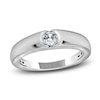 Thumbnail Image 1 of Men's Diamond Anniversary Ring 1/4 ct tw Round 14K White Gold