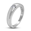 Thumbnail Image 1 of Men's Diamond Anniversary Ring 1/4 ct tw Round 14K White Gold