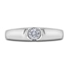 Thumbnail Image 3 of Men's Diamond Anniversary Ring 1/4 ct tw Round 14K White Gold