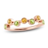 Thumbnail Image 1 of Juliette Maison Natural Citrine & Natural Peridot Ring 10K Rose Gold