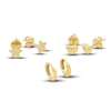 Thumbnail Image 1 of Heart, Star and Hoop Earring Set 14K Yellow Gold