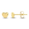Heart, Star and Hoop Earring Set 14K Yellow Gold