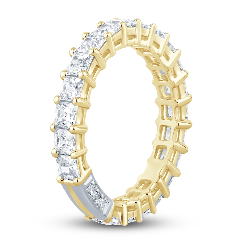 Main Image 2 of Pnina Tornai Diamond Eternity Ring 2-3/4 ct tw Princess 14K Yellow Gold