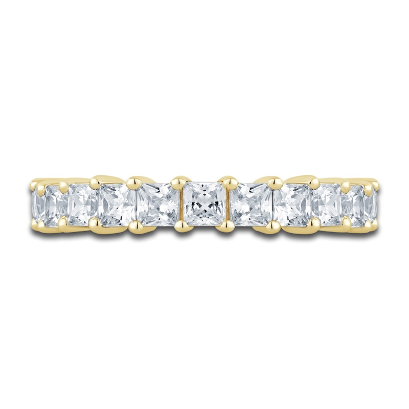 Main Image 3 of Pnina Tornai Diamond Eternity Ring 2-3/4 ct tw Princess 14K Yellow Gold