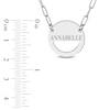 Thumbnail Image 1 of Engravable High-Polish Circle Necklace 14K Yellow Gold 18" 19mm