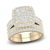 Thumbnail Image 0 of Diamond Cushion Bridal Set 2 ct tw Round 14K Yellow Gold