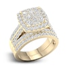 Thumbnail Image 2 of Diamond Cushion Bridal Set 2 ct tw Round 14K Yellow Gold