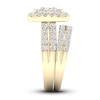 Thumbnail Image 2 of Diamond Cushion Bridal Set 2 ct tw Round 14K Yellow Gold