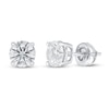 Thumbnail Image 1 of Lab-Grown Diamond Solitaire Earrings 2 ct tw Round 14K White Gold (SI2/F)