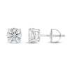 Thumbnail Image 2 of Lab-Grown Diamond Solitaire Earrings 2 ct tw Round 14K White Gold (SI2/F)