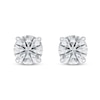 Thumbnail Image 2 of Lab-Created Diamond Solitaire Earrings 2 ct tw Round 14K White Gold (SI2/F)