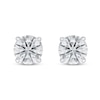 Thumbnail Image 3 of Lab-Grown Diamond Solitaire Earrings 2 ct tw Round 14K White Gold (SI2/F)