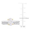Thumbnail Image 4 of Y-Knot Diamond Bridal Set 1 ct tw Oval 14K White Gold (I/I1)