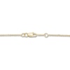 Thumbnail Image 3 of Lab-Grown Diamond Solitaire Necklace 1/2 ct tw Round 14K Yellow Gold 19" (SI2/F)