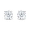 Thumbnail Image 3 of Lab-Grown Diamond Solitaire Earrings 1/2 ct tw Round 14K White Gold (SI2/F)