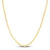 Thumbnail Image 1 of Solid Diamond-Cut Rope Chain Necklace 14K Yellow Gold 24" 5.0mm
