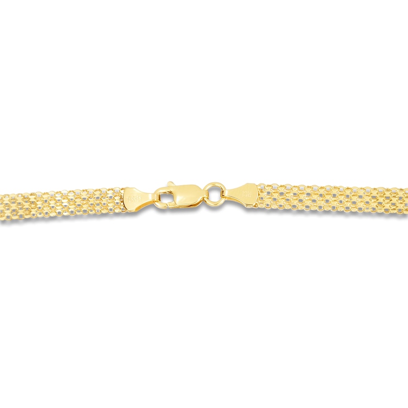 Main Image 3 of Hollow Bismark Chain Necklace 14K Yellow Gold 20" 4.7mm