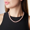 Thumbnail Image 3 of Yoko London Pink Freshwater Cultured Pearl Necklace 18K White Gold 18"