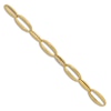 Thumbnail Image 2 of Men's Diamond High-Polish Link Bracelet 5/8 ct tw Round 14K Yellow Gold 8"