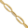 Thumbnail Image 3 of Men's Diamond High-Polish Link Bracelet 5/8 ct tw Round 14K Yellow Gold 8"