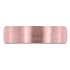 Thumbnail Image 3 of Dome Wire Brush Wedding Band 14K Rose Gold 7mm