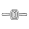 Thumbnail Image 2 of Emerald-Cut Diamond Solitaire Ring 1/2 ct tw 14K White Gold
