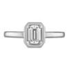 Thumbnail Image 3 of Emerald-Cut Diamond Solitaire Ring 1/2 ct tw 14K White Gold