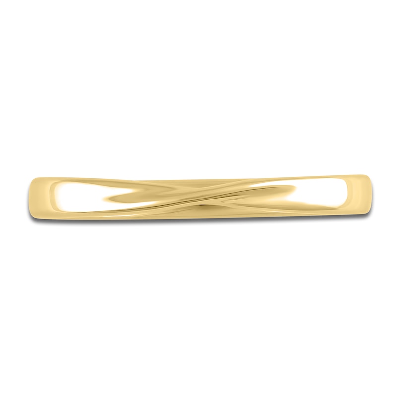 Main Image 3 of High-Polish Twisted Wedding Band 14K Yellow Gold 2.50mm