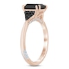 Thumbnail Image 2 of Pnina Tornai Emerald-Cut Black Diamond Engagement Ring 2-1/4 ct tw 14K Rose Gold