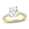 Thumbnail Image 1 of Lab-Grown Diamond Oval-Cut Engagement Ring 2-1/2 ct tw 14K Yellow Gold