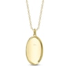 Thumbnail Image 3 of Shy Creation Diamond Oval Cross Necklace 1/6 ct tw 14K Yellow Gold 18" SC55026949RD